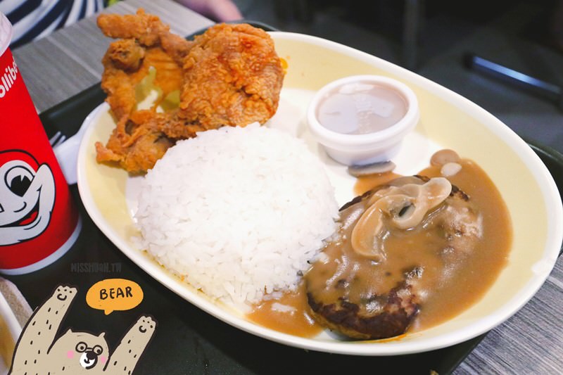 菲律賓美食【Jollibee快樂蜂】在地最夯速食店！吃炸雞就是要配白飯！Subic Bay 蘇比克灣自由港區初體驗！