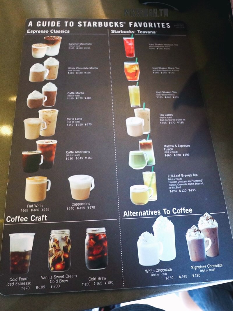 菲律賓美食 STARBUCKS COFFEE 星巴克 Harbor Point Subic Bay 價格比台灣便宜！Harbor Point Mall 購物商場1F