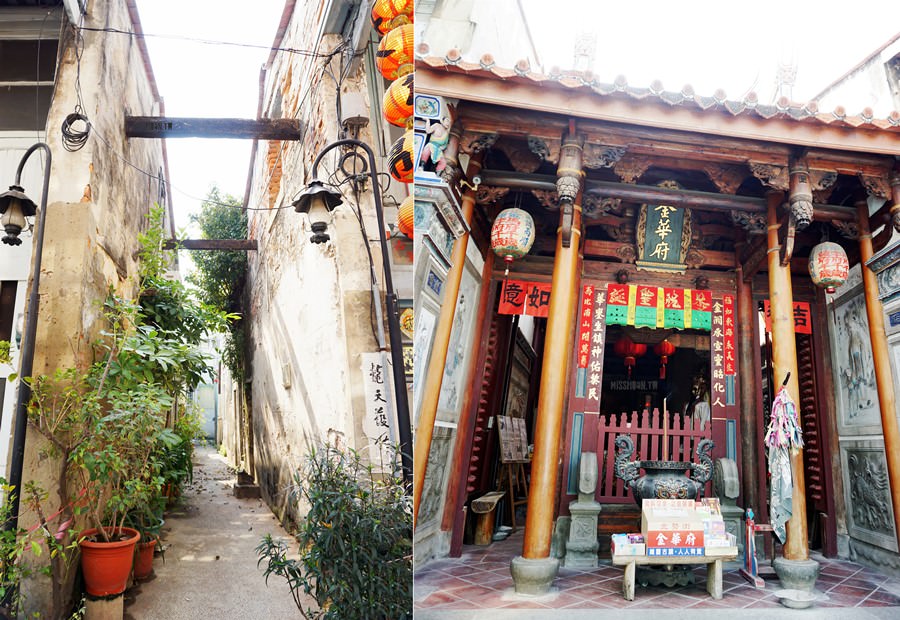 台南中西區景點 神農街 濃厚復古氛圍的老街巷弄 從前的北勢街 古色古香的建築包圍 猶如走在時光的迴廊