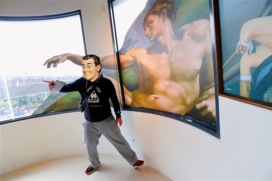 宜蘭五結景點【OMG畫框博物館】走入畫中當主角！3D彩繪牆！親子DIY手作體驗！免費化妝成畫中人！
