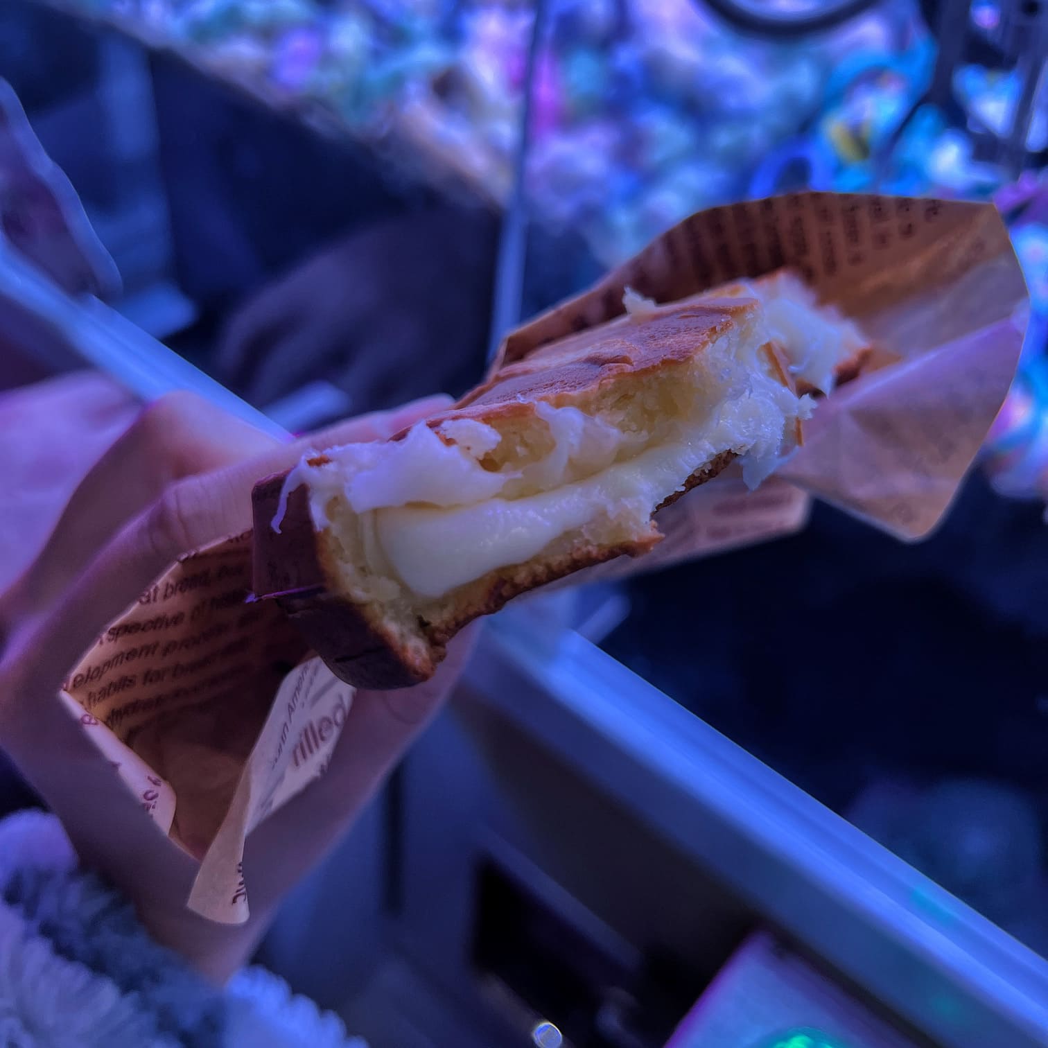 台中北區美食【提錢退休｜鑫幣燒】日韓正夯的金幣燒！一中街商圈也可以吃到啦！就是要超牽絲的滿滿莫札瑞拉起司啦～