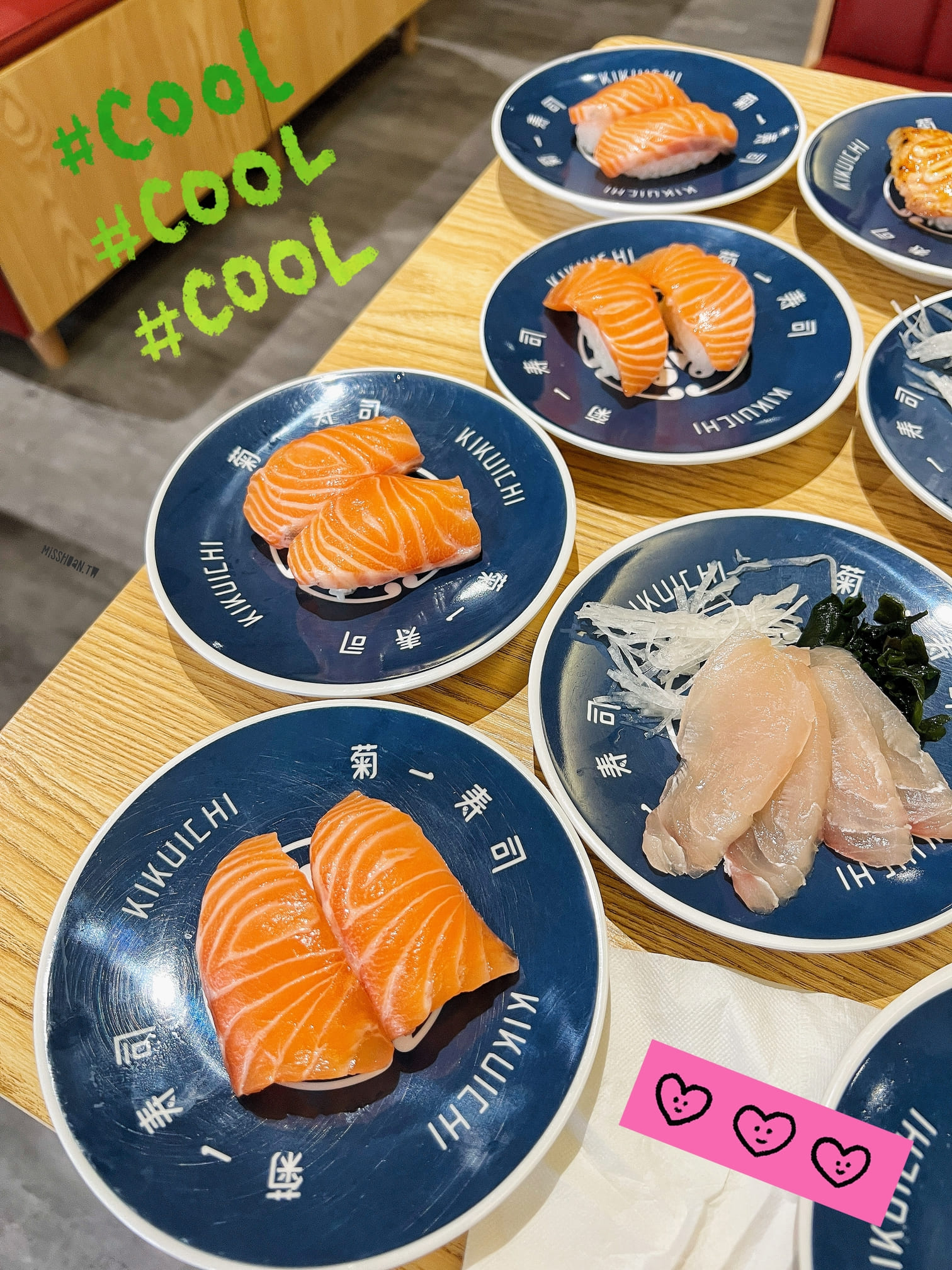 台中北區美食【菊一壽司】一盤只要25元！鮭魚買一送一活動開跑啦！近中華路夜市