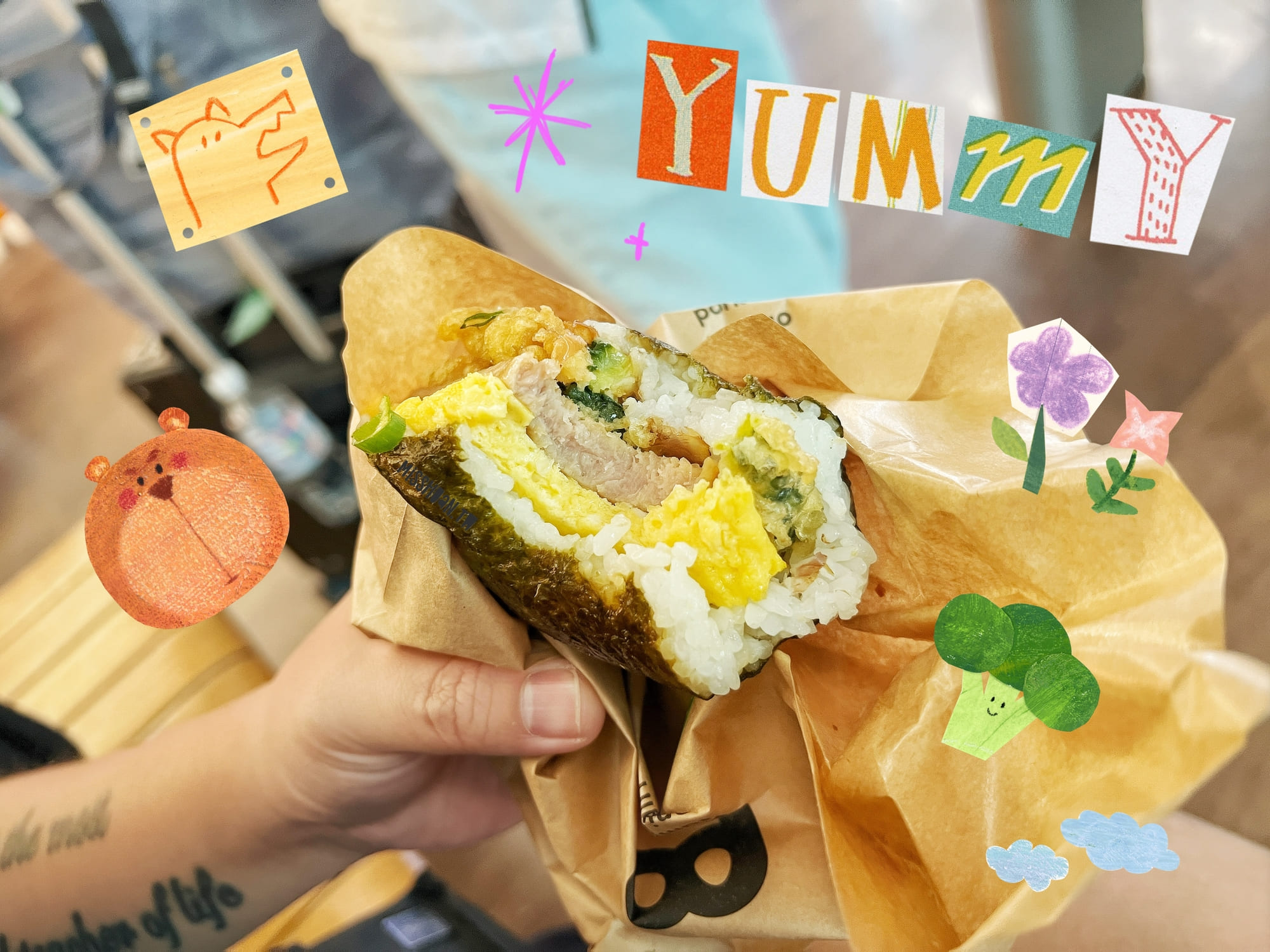 沖繩那霸美食【ポーたまPotama】排隊名店豬肉蛋飯糰！那霸機場內也有店啦！早上七點就能吃到囉！