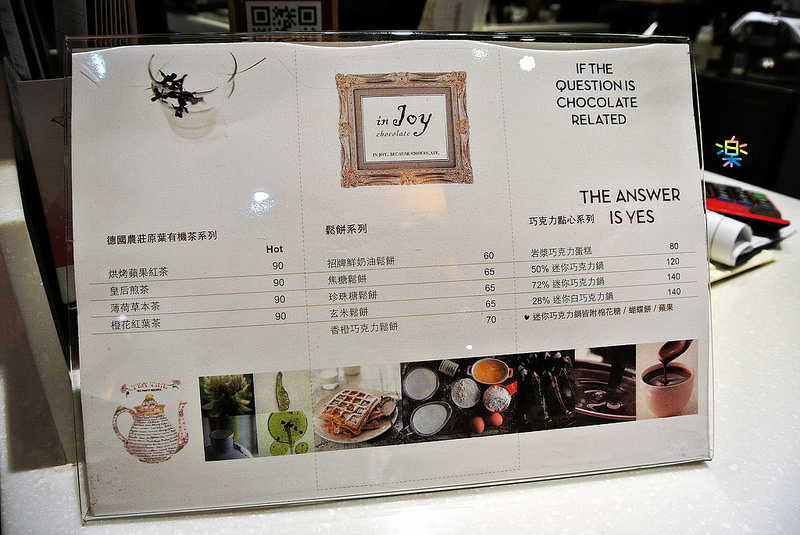 in Joy chocolate